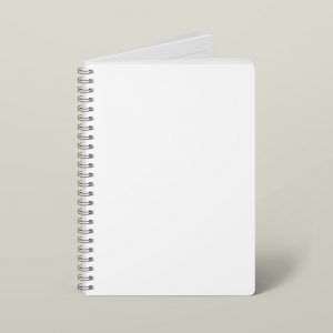 Cuaderno espiral tapa blanda, A5