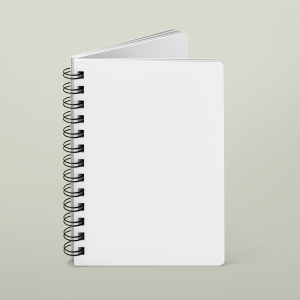 Libreta de espiral con tapas duras