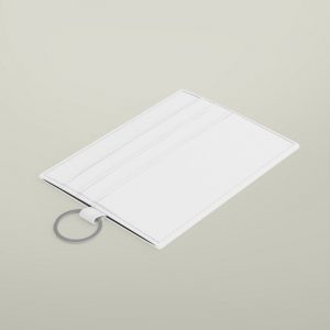 Cartera de piel saffiano
